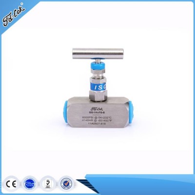 1/2NPT Female Thread SS316 6000psi Oil And Gas Stainless Steel Needle Valve